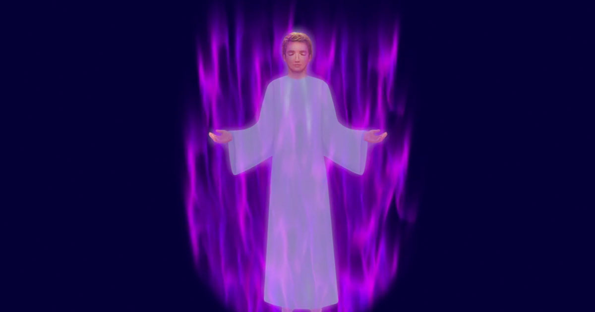 I AM a Being of Violet Fire Visualization