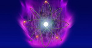 Atom Violet Flame Visualization